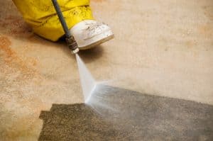 Concrete driveway maintenance